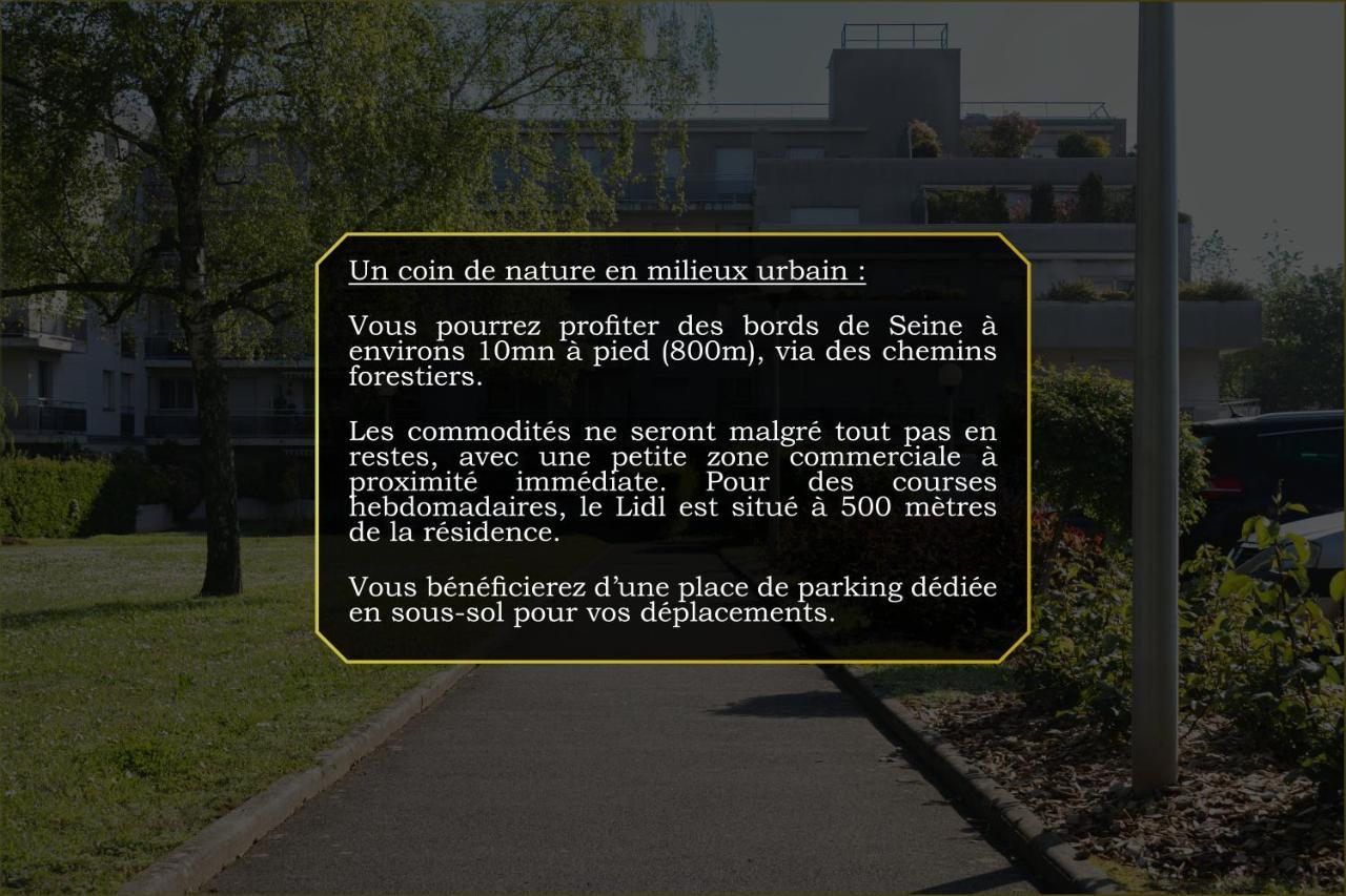 The Green Home - Quiet And Fully Equipped High-End Studio With Parking Courcouronnes エクステリア 写真